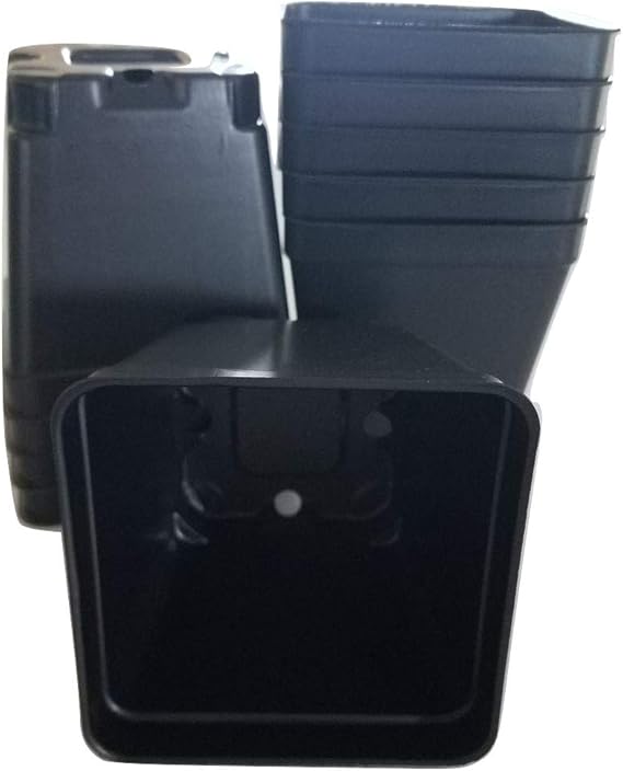 3.5" Square Plastic Nursery Press Fit Pots (48)