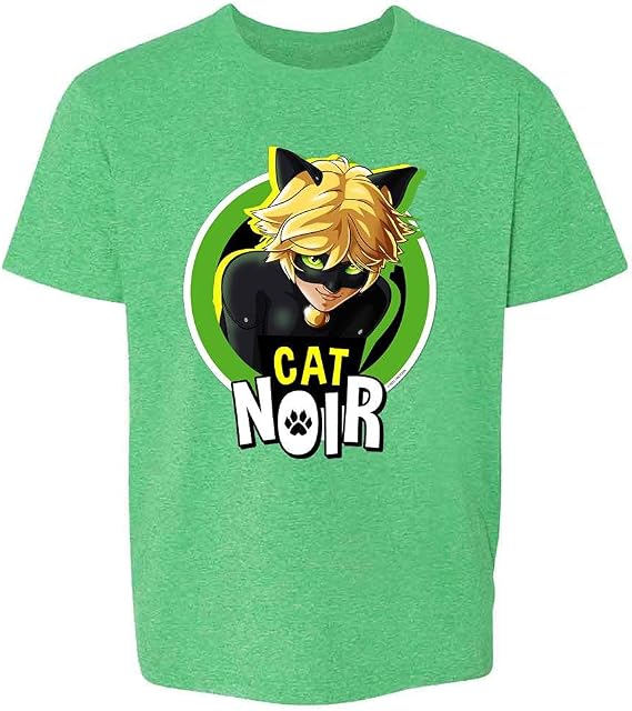 Pop Threads Miraculous Ladybug and Cat Noir Merch Adrien Hero Baby Toddler Kids Girl Boy T-Shirt