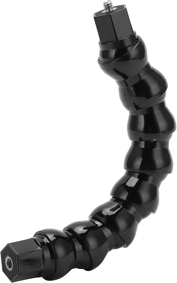 Flexible Monopod Gooseneck Jaws Mount for Sports Camera 8 Sections