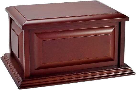 Wood Urn, Professional Wooden Urns for Human Ashes Adult,Cremation Urns (MDF)
