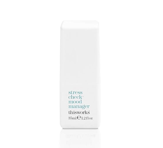THISWORKS Stress Check Mood Manager 1.2 fl oz - Calming Aromatherapy Mist | Calming facial and pulse-point mist with essential oils to ease tension and reset a stressed mind