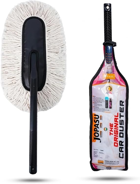 The Jopasu Car Duster 100% Wax-Treated for Instant Dust Removal | No Scratches, No Hassle, Just a Clean Car