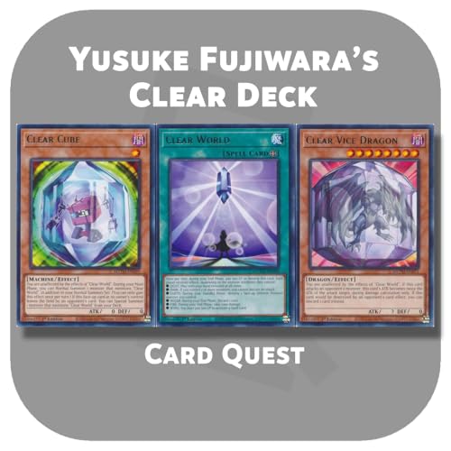 Complete Custom Deck for Yu-Gi-Oh! GX - Nightshroud Yusuke Fujiwaras Clear World Deck