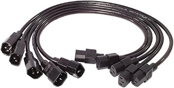 APC AP9890 0.6m C13 to C14 Power Cord Kit - 5 Pack