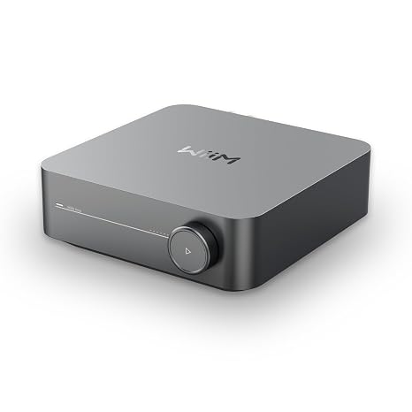 WiiM Amp: AirPlay 2, Chromecast, HDMI ve Ses Kontrollü Çok Odalı Akış Amplifikatörü | Spotify, Amazon Müzik, Gelgit ve Daha Fazlasını Akış | Uzaktan Dahil | Uzay Grisi | Pasif Hoparlörlerinizi Hi-Fi akışı, HDMI ARC TV Ses, RoomFit ve Tek Bir Kompakt Amplifikatörde Akıllı Kontrol ile Yükseltin