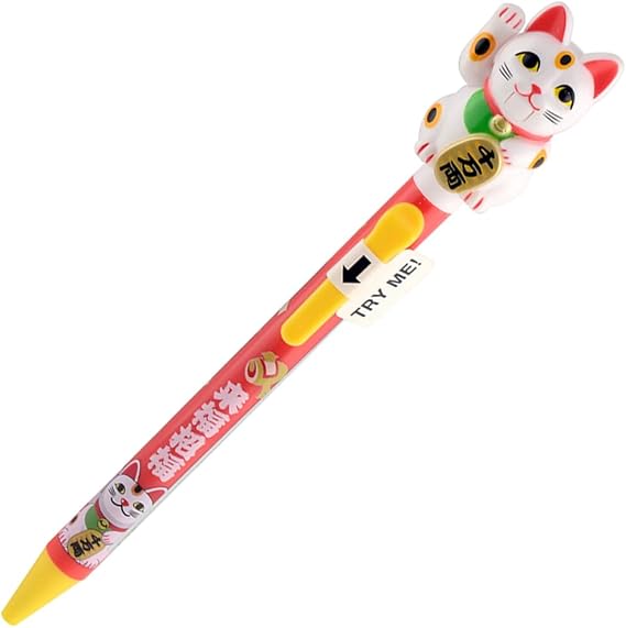 Sakamoto Action Pen, Maneki Neko Pen, White