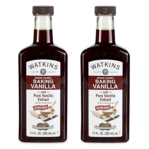 Watkins Original Extract, Baking Vanilla, 11 Ounce Pack of 2