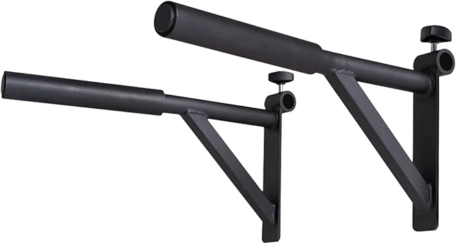 Rep Fitness Dip Bar Attachment | Home Gym Equipment | Pull Up Bar Accessory | Strength Training Attachment for PR-1000 Stationary Rack | Parallettes Bars | Power Tower Add-On | Calisthenics Gear