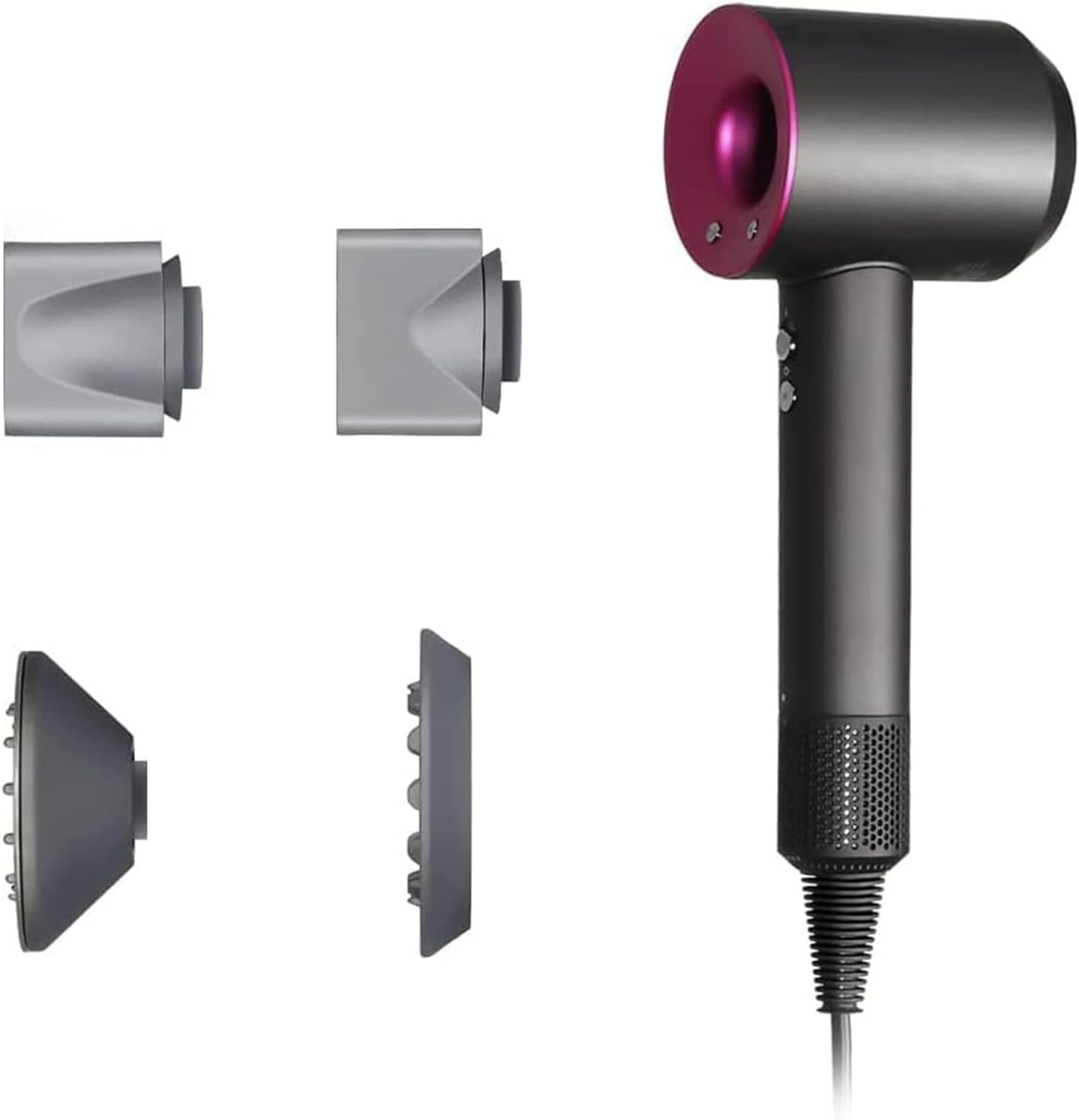 Professional Hair Dryer, 1500W Powerful Ionic Fast Dry AC Motor Hair Dryer, 3 Speed Heat Blow Dryer for Salon Home Travel Women Men Hairstyles