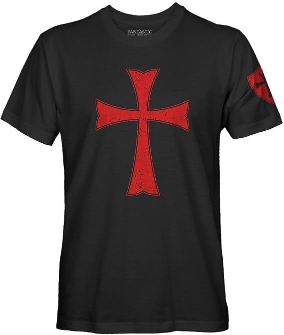 Knights Templar Crusader Cross Men's T-Shirt