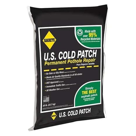 SAKRETE | U.S. Cold Patch Permanent Pothole Repair | 50 lb