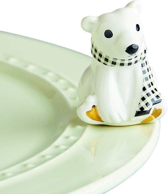 Nora Fleming Hand-Painted Mini: Polar Brrr! (Polar Bear) A254