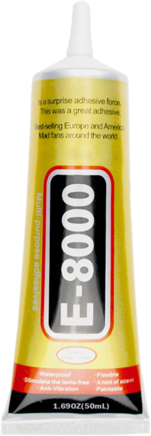 E8000 Glue 15L50L Cell Phone Repair Glue Super Strong Multi-Purpose Instant Glue Liquid Glue Cell Phone Screen Repair Glue DIY Fix Phone Scrape Glue Strong Multi-Purpose Glass Nail Gel Adhesive