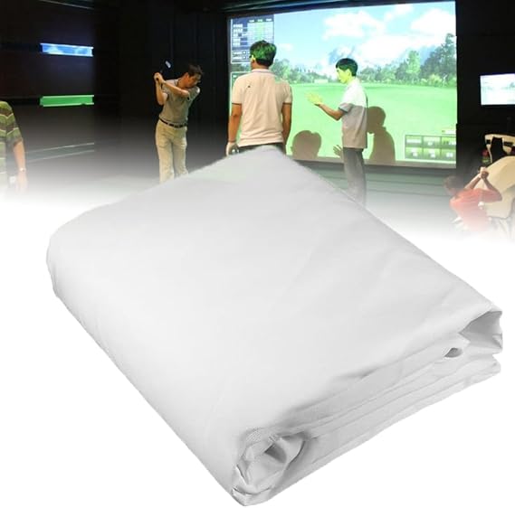 Golf Simulator, Indoor Golf Simulator for Home & Commercial USE, Includes HD Impact Screen, Suitable for USE with All Golf Launch Monitors for Golf Training,3x4m/9.8x13ft