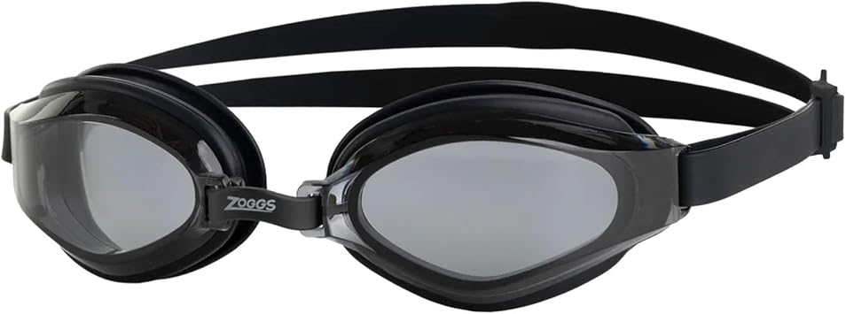 Zoggs Unisex Adult Endura Max Adjustable Swimming Goggles with Comfortable Soft Silicone Gasket & Anti-Fog UV Lenses