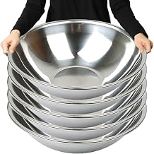 Stainless Steel Mixing Bowl Extra Large, 23-Quart, 20 inch (Diameter), 6.1 inch (Height) Mixing Bowl 20" (1)