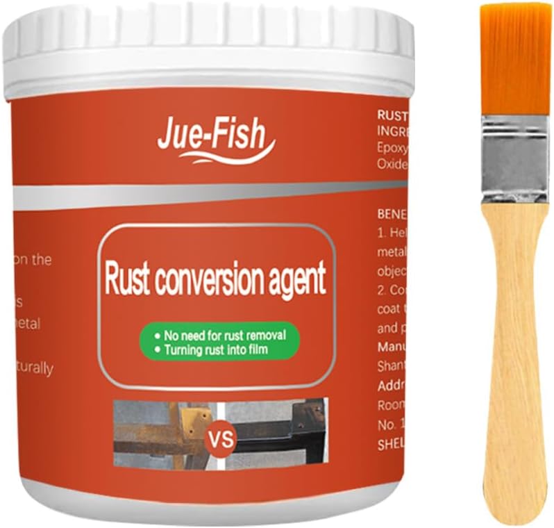 Multi-Purpose Rust Remover, 3.5 oz 100/300 g, Metal Rust Remover, Strong Rust Conversion Primer Set, Rust Conversion Paint, Rust Conversion Paint,