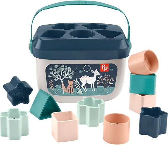 Fisher-Price Babys First BlocksToy Set, Navy Fawn