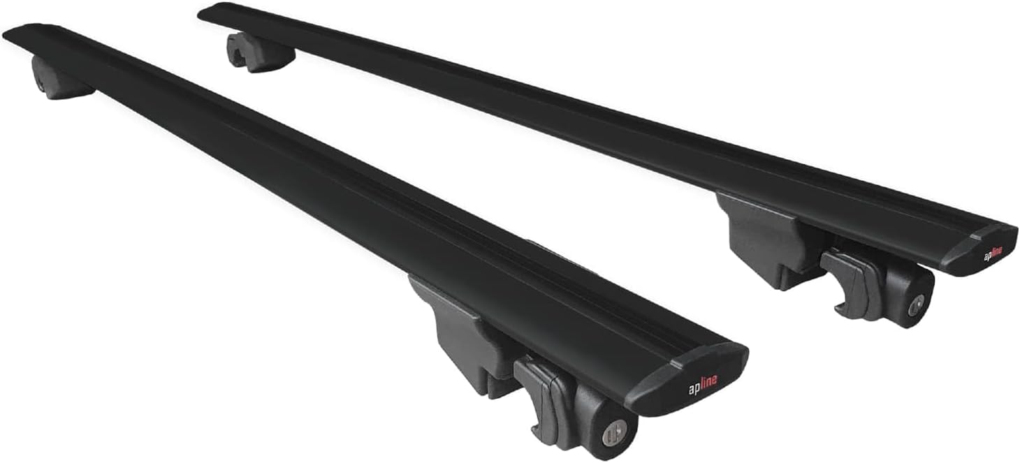 HOOK Model Key Lock Intermediate Weft Ceiling Bar BLACK compatible with Acpar Suzuki Vitara 2015 and Later