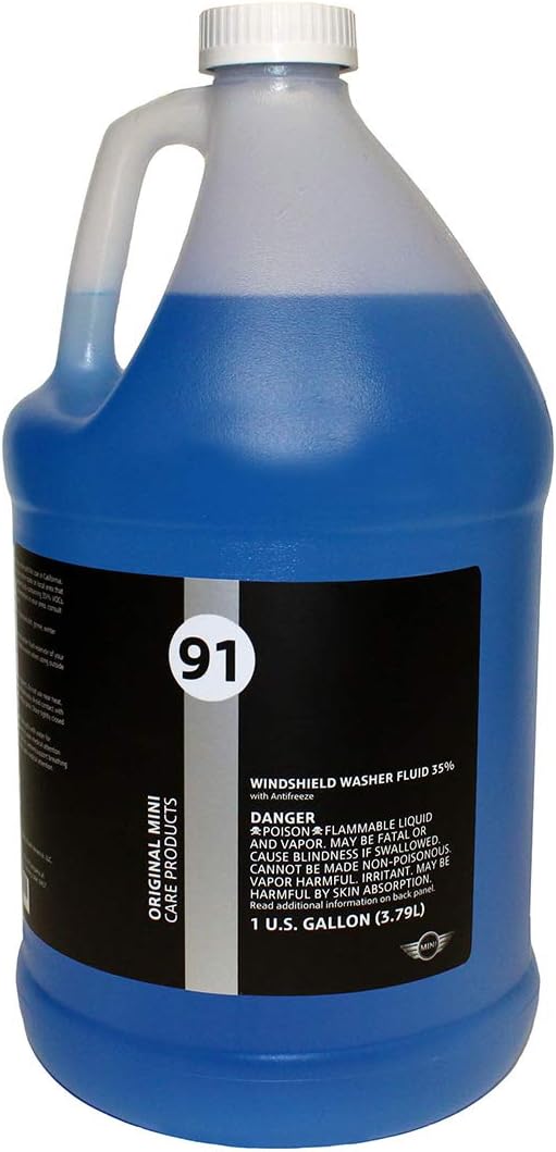 Mini Genuine Windshield Washer Fluid - High Performance, Streak-Free Formula, Part No. 83192361206