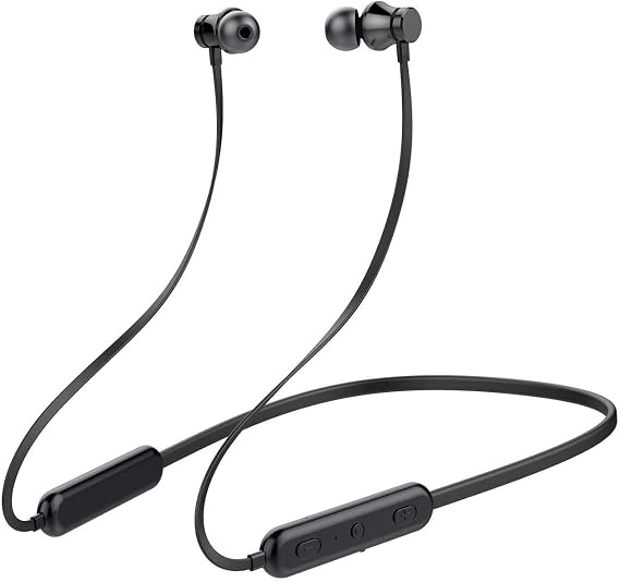 Bluetooth Headphones Neckband 20Hrs Playtime V5.0 Wireless Headset Sport Noise Cancelling Earbuds w/Mic for Gym Running Compatible with iPhone Samsung Android