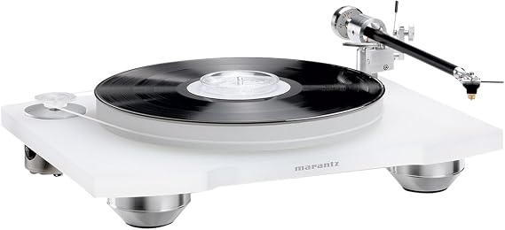 Marantz TT-15S1 Manual Belt-Drive Premium Turntable with Cartridge Included | Floating Motor for Low-Vibration & Low-Resonance | A Smart, Stylish Option for Vintage Vinyl Records