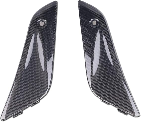 100% Real 3K Carbon Fiber Gas Tank Side Panel Cover Fit for 2004-2007 Honda CBR1000RR Glossy Twill Weave