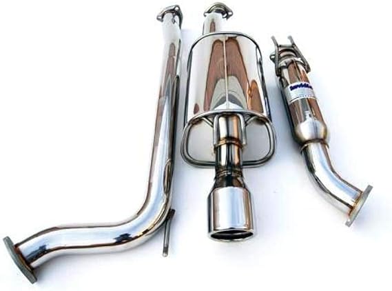 Invidia (HS12HC4G3S) Q300 Cat-Back Exhaust System with Stainless Steel Rolled Tip for Honda Civic Si Sedan