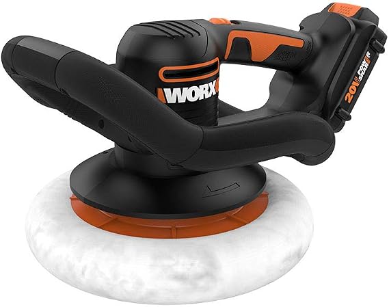 WORX 20V Power Share 10" Cordless Polisher & Buffer, Battery & Charger Included, WX856L