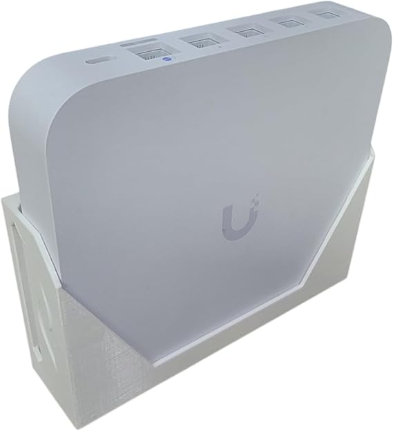 Wall Mount for Ubiquiti Cloud Gateway Ultra UCG-Ultra and UXG-Max, (White)