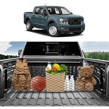 Karltys Truck Bed Cargo Net for Ford Maverick 2022-2024 2025 2026, Envelope Style Cargo Net for Pickup Truck Bed Ford Maverick 2025 Accessories, Elastic Nylon Mesh Storage Netting Organizer