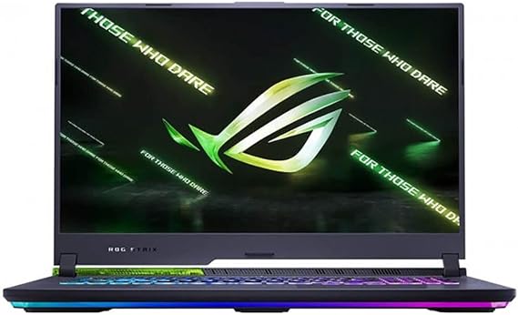 ASUS ROG Strix G17 (2021) Gaming Laptop, 17.3 144Hz IPS Type FHD, NVIDIA GeForce RTX 3050 Ti, AMD Ryzen 7 5800H, 16GB DDR4, 512GB PCIe NVMe SSD, RGB Keyboard, Windows 10, G713QE-RB74