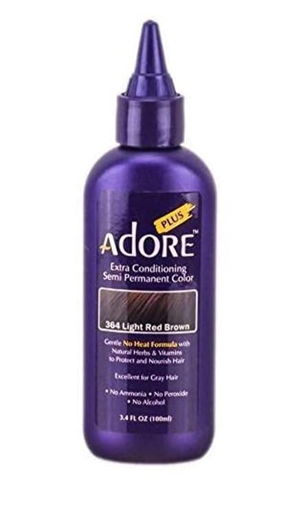 Adore Plus #364 LIGHT RED BROWN 3.4 FL OZ