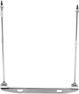 Rivco Products FH100 License Plate Mounted Double Flag Holder
