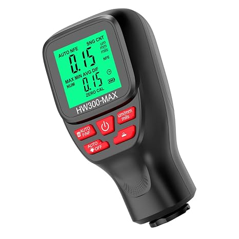 Digital Paint Thickness Gauge for Cars, 0.01mm Resolution