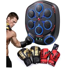 shroop Music Boxing Machine for Adults & Kids Wall-Mounted Interactive Bluetooth Punch Trainer, High-Sensitivity, Rhythm Adaptation, 6/8 Targets, Ideal for Home, Office, and Gym Use