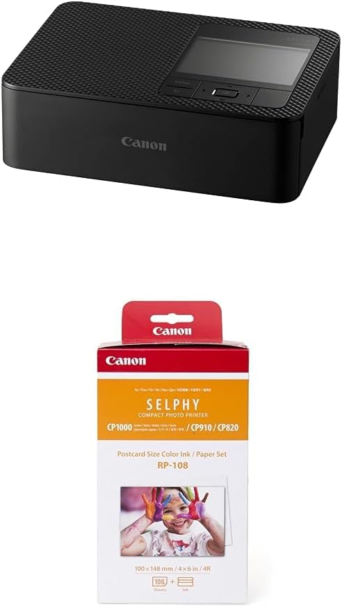 Canon CP1500 (Black) + RP-108 Photo Paper/Ink