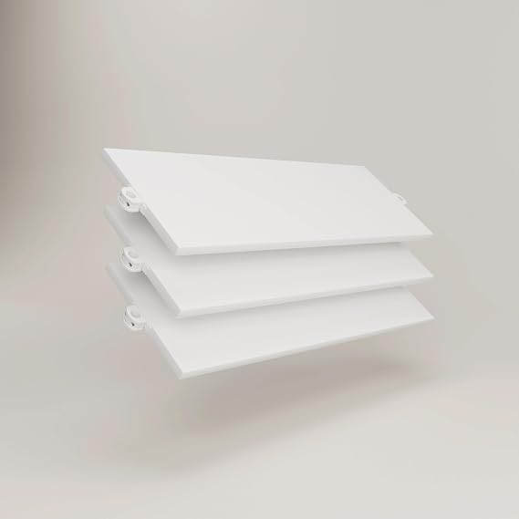 pamo Adjustable Closet Organizer Shelf Board White 36 x 12 Inch