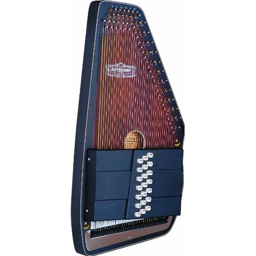 Autoharp by Oscar Schmidt OS11021AE Americana 21 Chord AcousticElectric Autoharp with Fine Tuning System