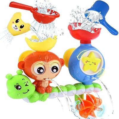 Bath Toys for Kids Ages 1-3 Toddler Bath Toys for Babies 1 2 3 Year Old Boys Girls Water Bathing Tub Toy for 12 18 Months Infant with Cups