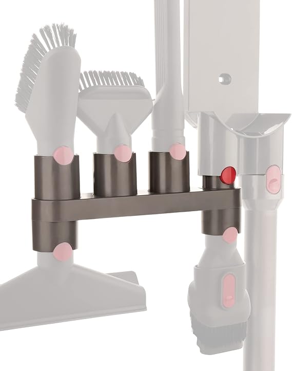 Attachments Holder for Dyson Vacuum Cleaner, Compatible with GEN5/G5/V15/V12/V11/V10/V8/V7, Plastic, Wall Mount, 3 x 9 x 3.6 inches