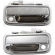 Garage-Pro Exterior Door Handles Set For 1995-2004 Toyota Tacoma Front, Driver, Passenger Side, Black
