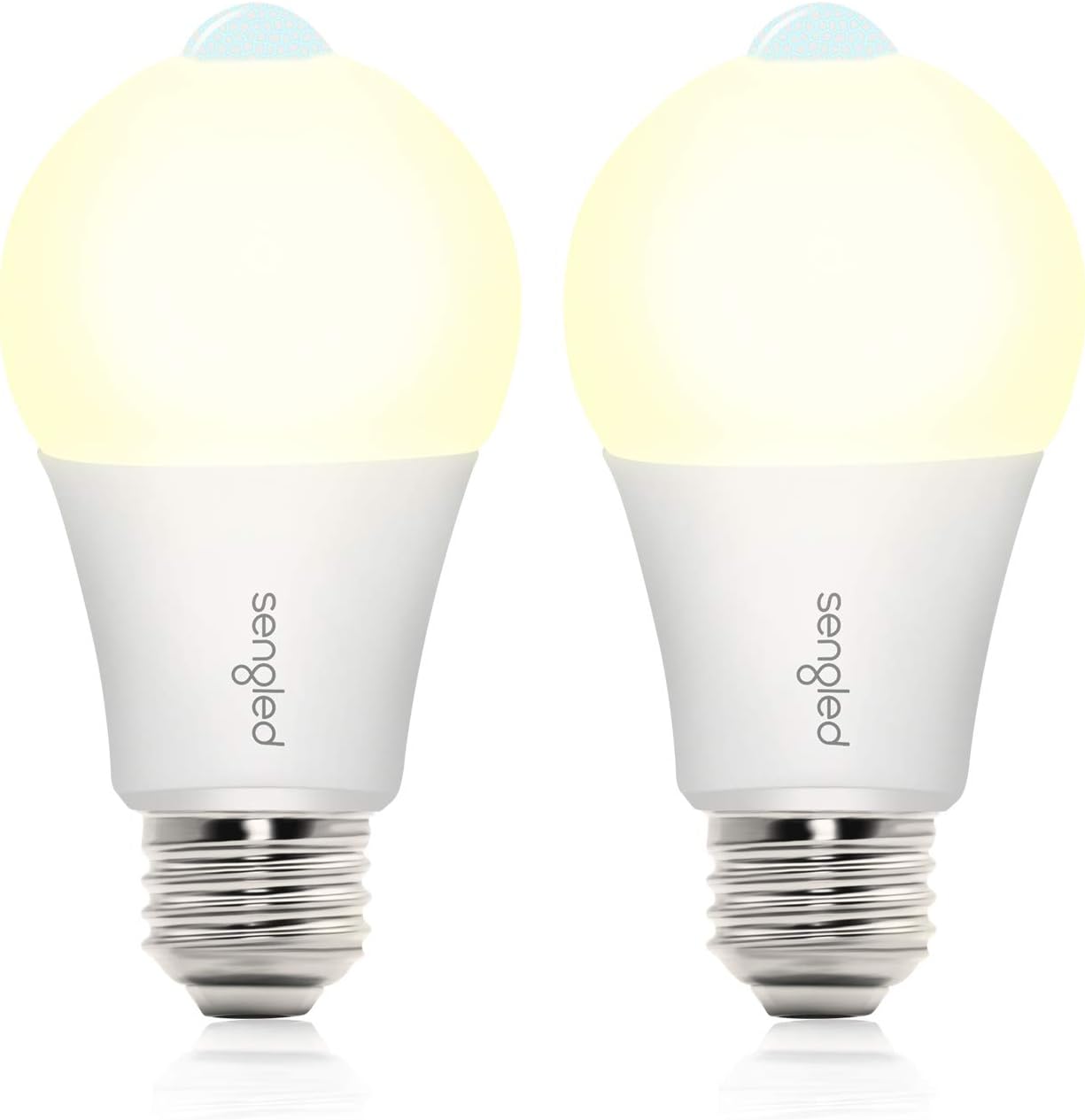 Sengled A19 Motion Sensor Light Bulb OutdoorIndoor 11W 75-Watt Equivalent, Soft White Motion Sensing Light Bulb Built-in Photocell Sensor for Front Porch Garage Hallway 3000K 1200LM, 2 Pack