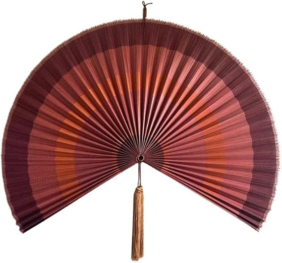 Bamboo Fan Wall Decor, Folding Fan Headboard