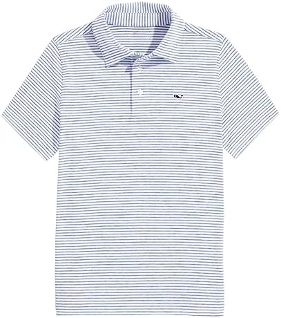 Vineyard Vines Boys Bradley Stripe Sankaty Polo ToddlerLittle KidBig Kid