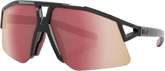 KOO Unisex Hype Strade Bianche Cycling Sunglasses | Lightweight Anti-Fog Wraparound Sport Glasses for Road & Outdoor Riding