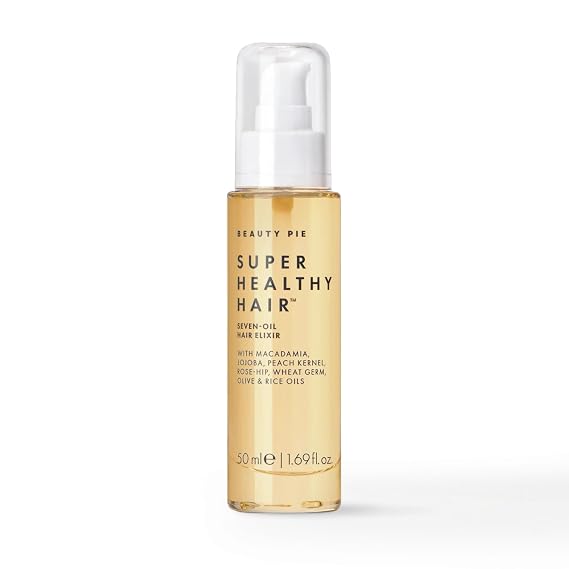 Beauty Pie Super Healthy Hair Elixir | Hair Oil | Frizz Control | Hair Oil For Dry Hair | Softens Dry Strands & Adds Shine | Lightweight Frizz Control | Jojoba Oil Infused