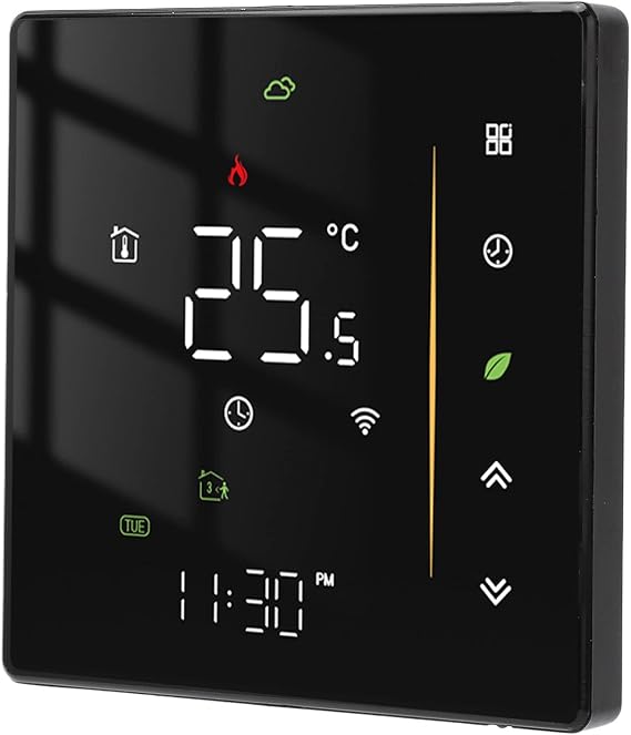 Smart Thermostat Programmable Easy Installation Professional APP Control 95240VAC Temperature Controller for Office