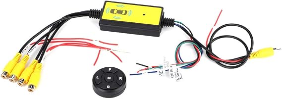 Video Switcher 4 Input 1 Intelligent Car Video Switcher Converter Output Switch Video System Auto Parts