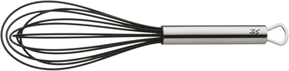 WMF Profi Plus Silikon Telli Çırpıcı, 25 cm, Cromargan® Yüksek Kaliteli Mat Paslanmaz Çelik, 200°C'ye Kadar Isıya Dayanıklı, Bulaşık Makinesinde Yıkanabilir